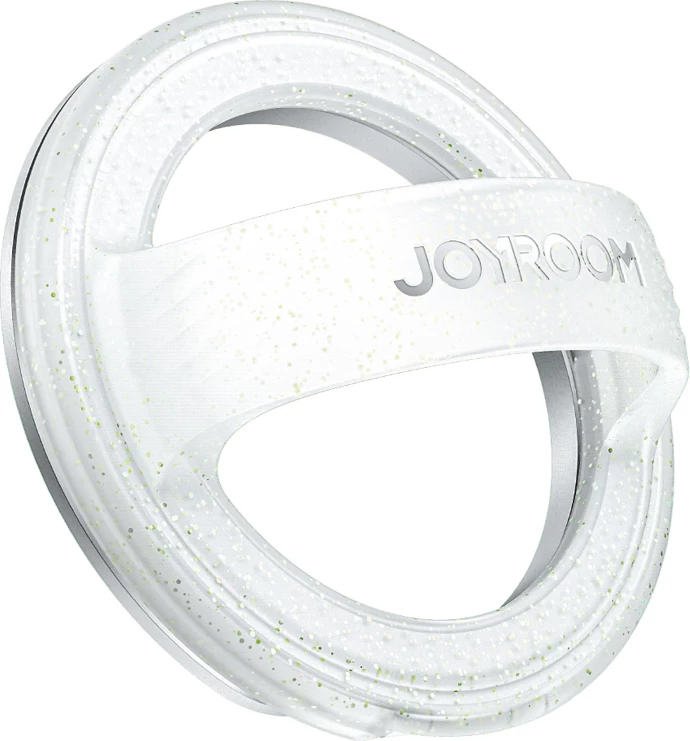Mbajtës magnetik me unazë, Joyroom JR-ZS500, për MagSafe, kënd rregullues 180°, për telefona 4.7-7.0", alumin + silikon, i bardhë