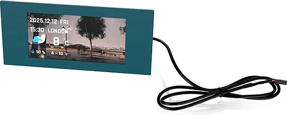 Panel LCD 6.0" Thermaltake View 600 TG, kit paneli, Transformative Teal