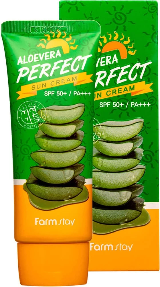 Krem për diell FarmStay Aloe Vera Perfect Sun Cream SPF 50+ për femra, 70g