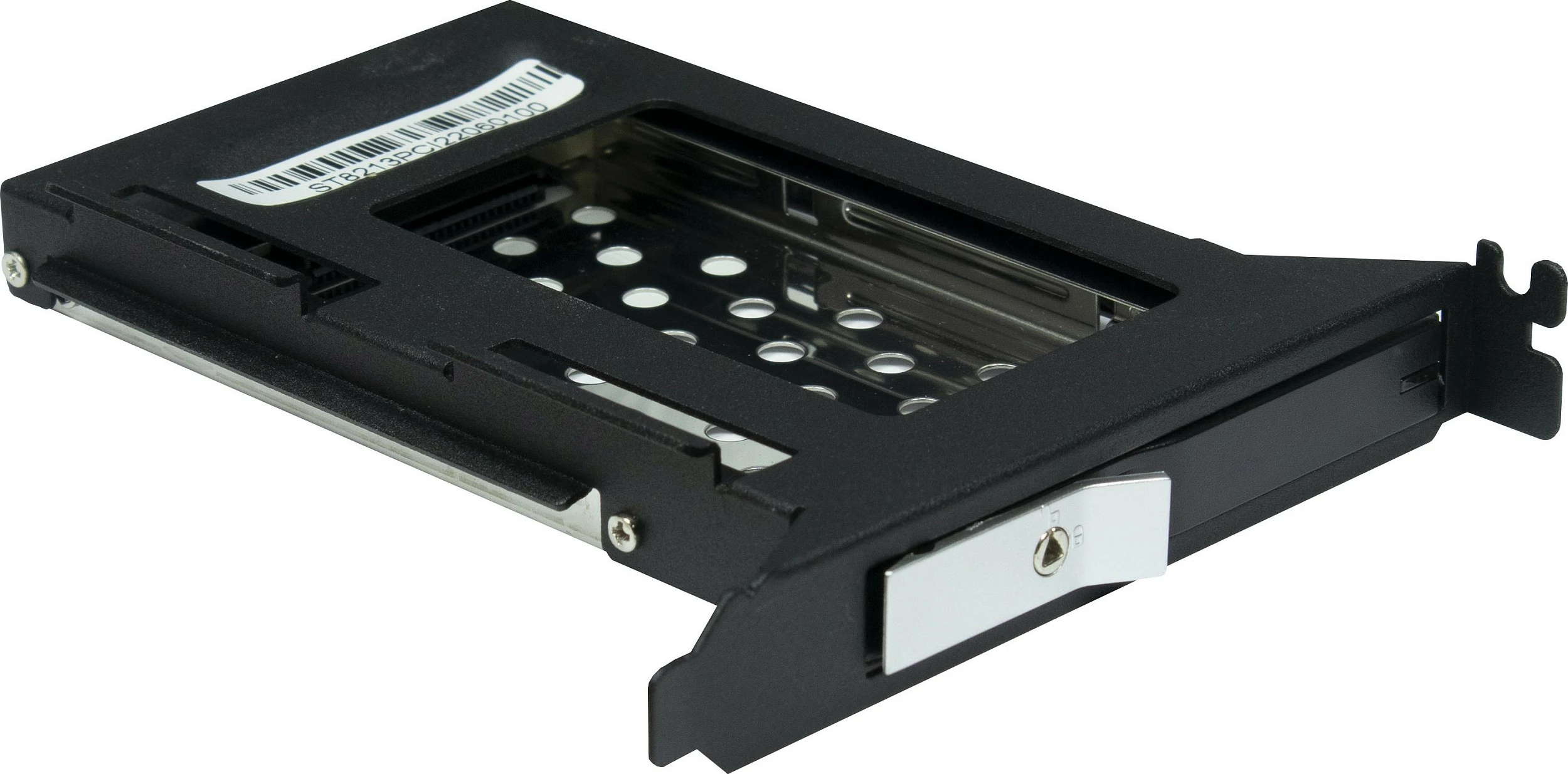 Kornizë ndërruese Inter-Tech ST-8213PCI, për HDD/SSD 2.5", montim 1xPCI Slot, e zezë