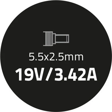 Mbështjellës për Asus Qoltec, 65W 19V