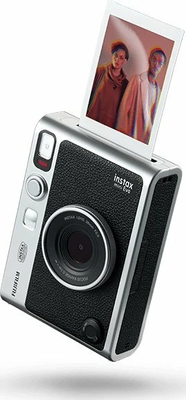 Aparat fotografik instant hibrid Fujifilm Instax Mini Evo, Bluetooth, ekran 3\", USB-C, mini HDMI, microSD, i zi