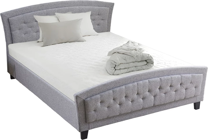 Krevat dopio Camaro, ngjyrë gri, 160x200cm