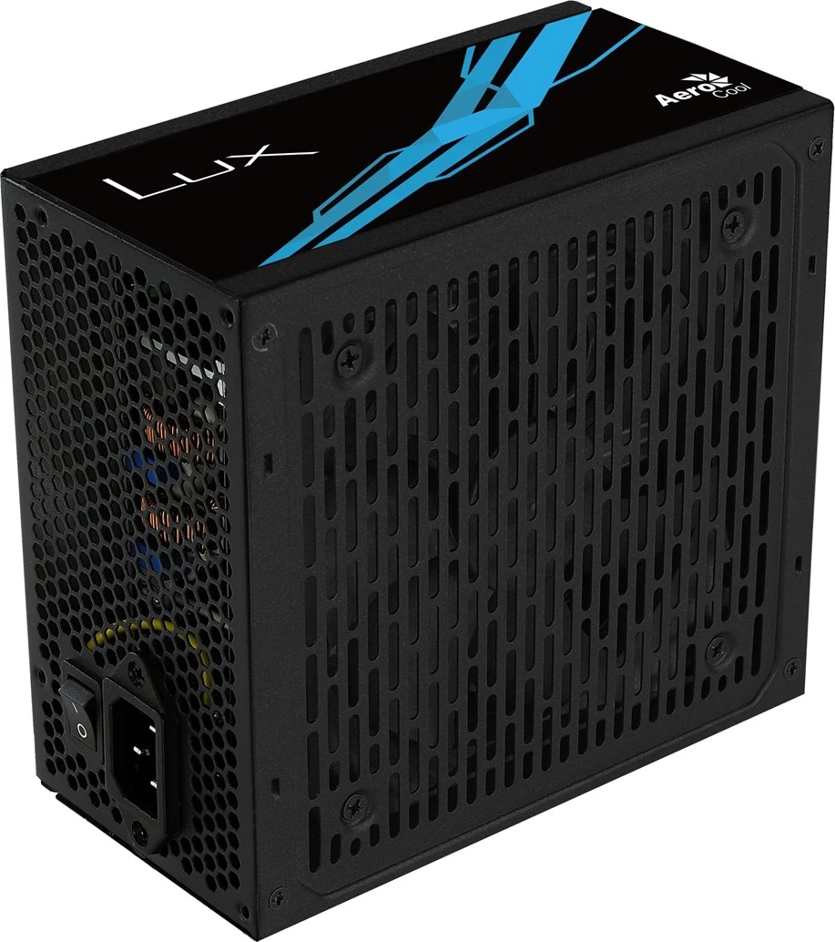 Furnizues i Energjisë Aerocool LUX 650W, 20+4 pin ATX, i Zi