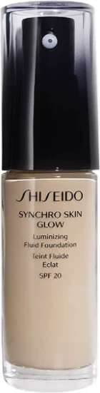 Fondatinë Shisedo Synchro Skin Glow SPF 20, 1 Rose, 30 ml
