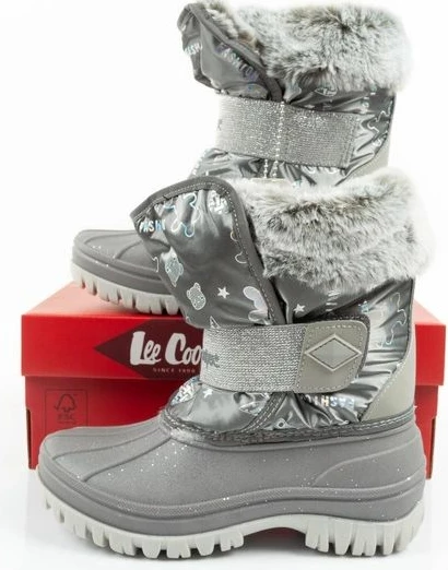 Çizme dimri për fëmijë Lee Cooper për vajza, gri