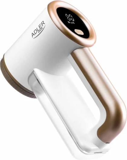 Makinë për heqje pushi ADLER AD9617, LCD, bateri 2000mAh, USB-C, 3 shpejtësi, bardhë-ari