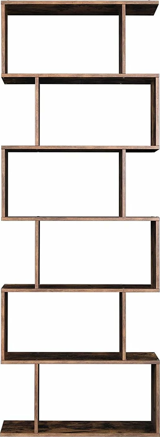 Raft librash Leobert LBC61BX 6 rafte 70x24x190.5 cm kafe rustike