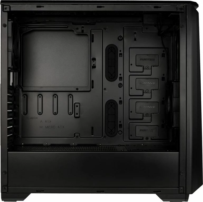 Kasë Phanteks Eclipse P400A DRGB Midi Tower ATX/E-ATX, 3x120mm RGB, xham i temperuar, e zezë