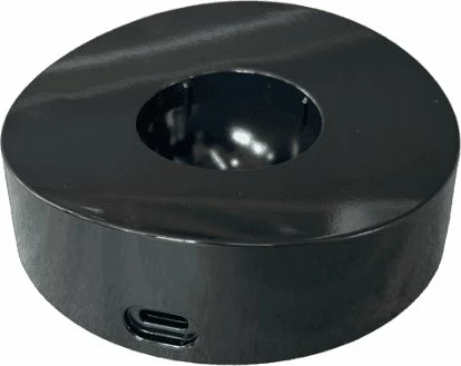 Drejtues flokësh pa kabllo SkinVibe Luna MiniWireless SV-003BK, 210°C, pllaka qeramike 20 mm, 3 nivele temperature, LCD, e zezë, me qese mbrojtëse