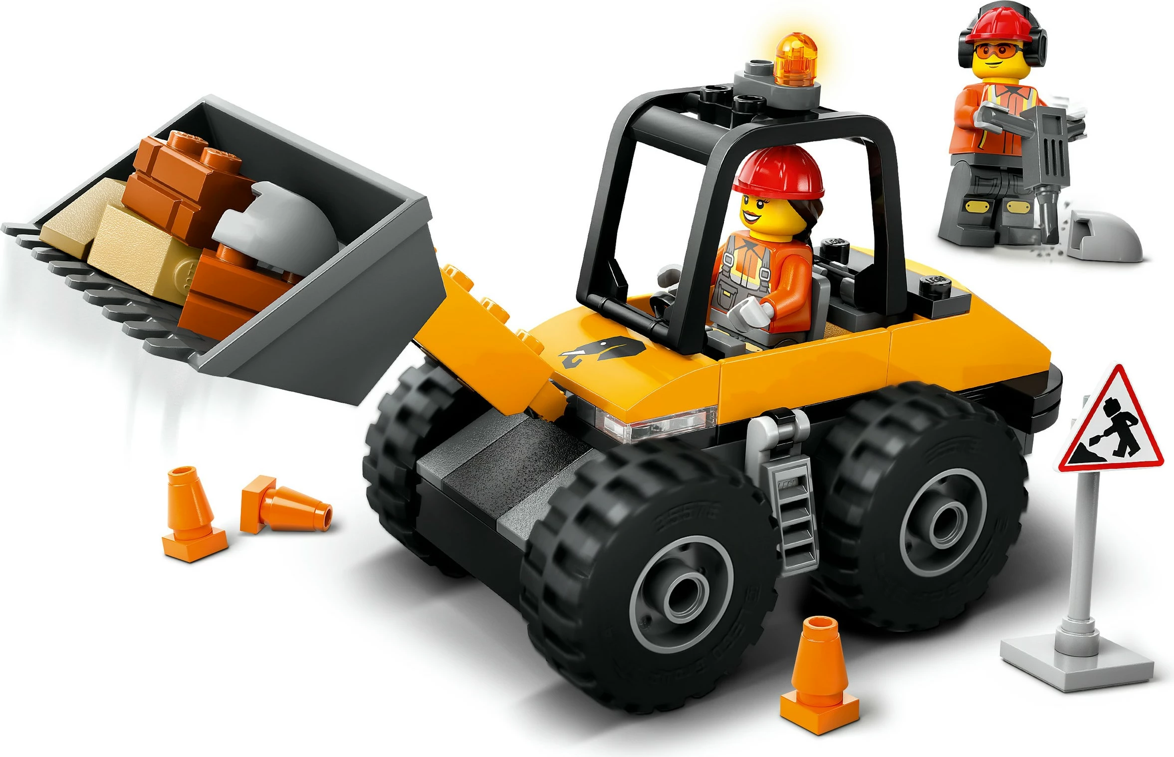 Set ndërtimi LEGO City 60450 Radlader, 81 pjesë, multikolor