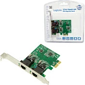 Kartë rrjeti PCI-Express LogiLink, 2x Gigabit LAN