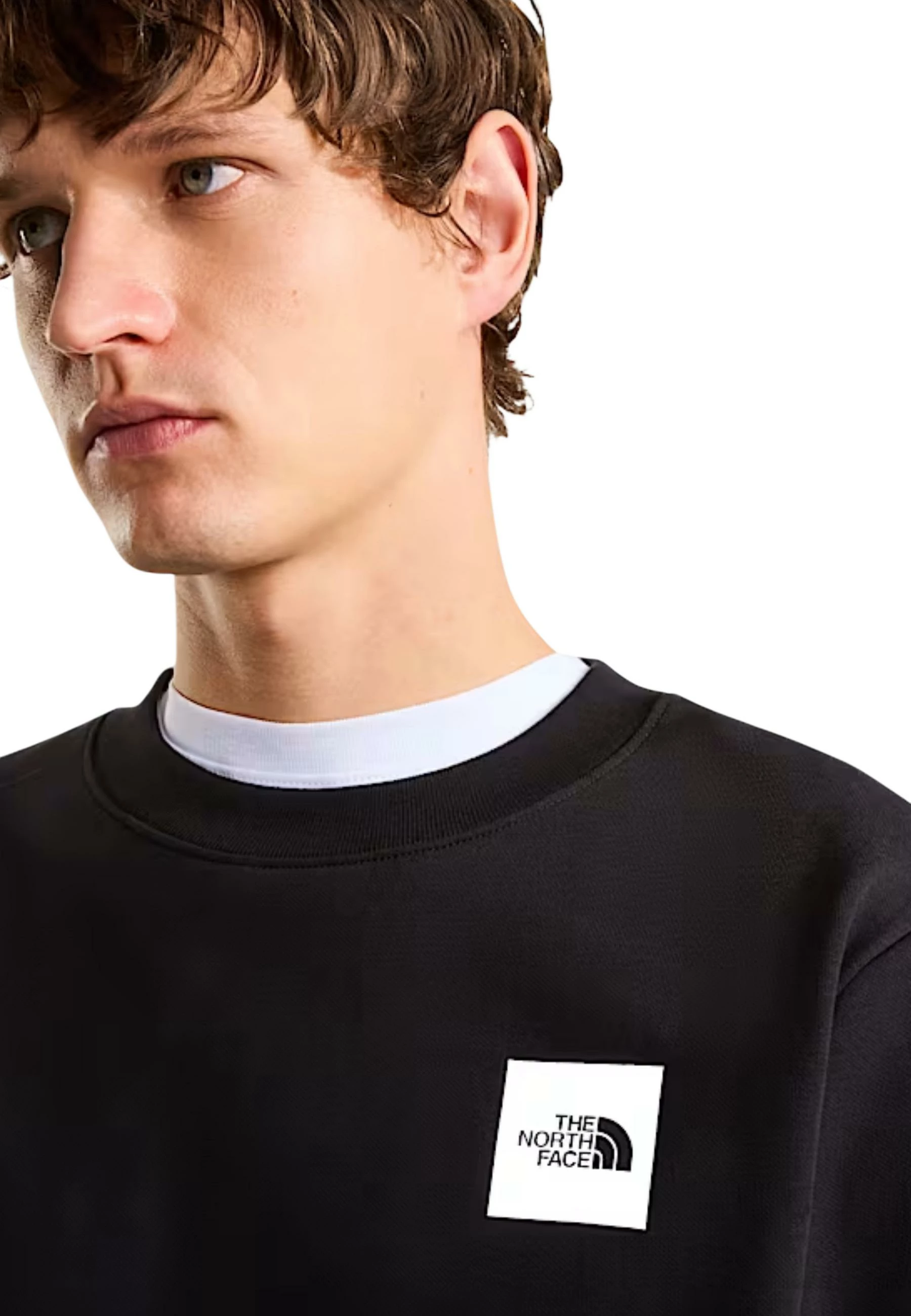 Duks për meshkuj The North Face M BOX HD REG CREW, i zi [Madhësia: M]