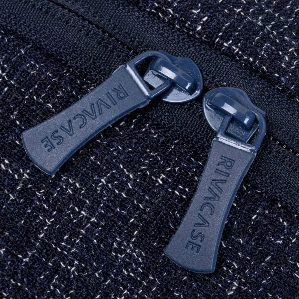 Çantë shpine për laptop RIVACASE 7962, deri 15.6\", për laptop & tablet, material tweed i papërshkueshëm nga uji, blu e errët