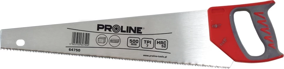 Sharrë dore Proline 64745 450mm 7TPI, e kuqe