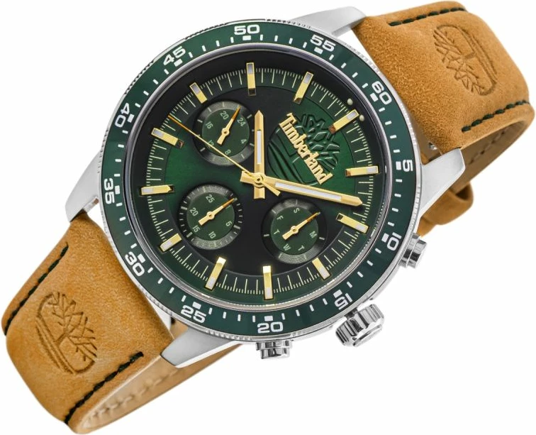 Orë dore meshkuj Timberland Parkman TDWGF0029001, e gjelbër, set me çantë