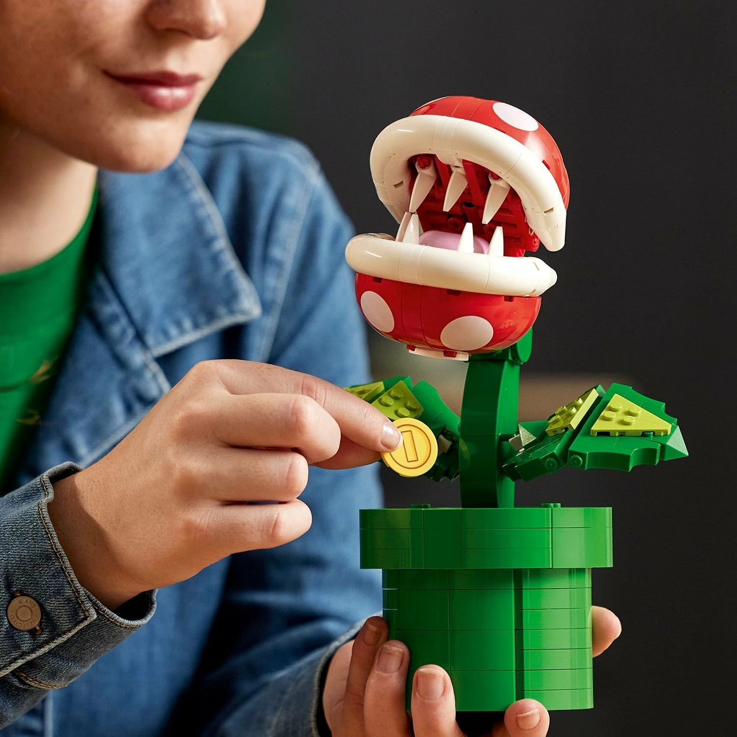 Set ndërtimi LEGO Super Mario Piranha Plant 71426, 540 copë