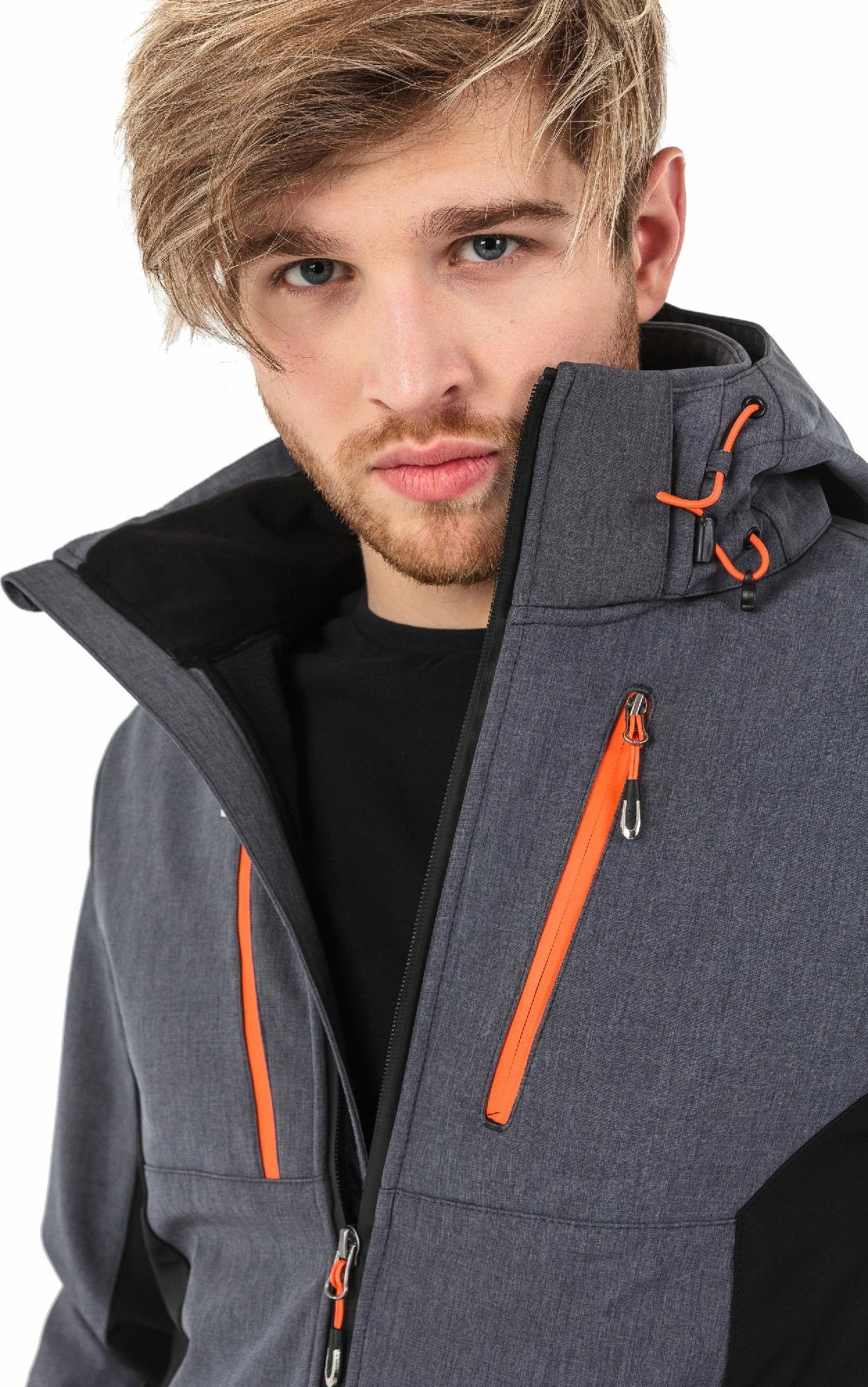 Xhaketë softshell Outhorn, madhësi 2XL, Hydropile Soft 5000, gri