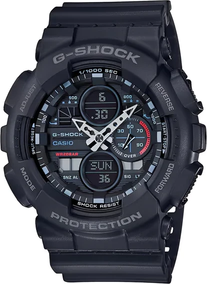 Orë dore G-SHOCK GA-140-1A1,  e zezë