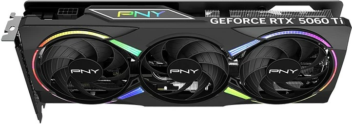 Kartelë grafike PNY RTX 5060 Ti VERTO ARGB OC 8GB GDDR7 e zezë