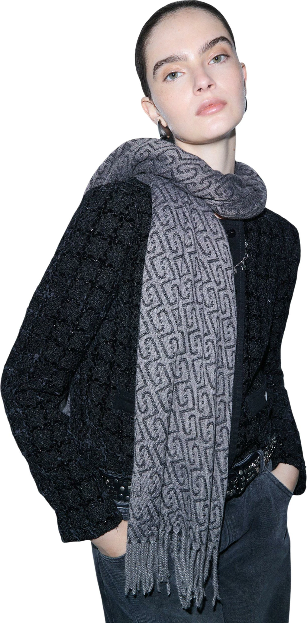 Shall për femra Liu Jo 2F6028 T2742, antracit