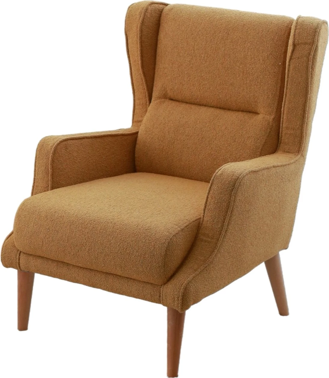 Karrige wing Atelier del Sofa, ngjyrë mustard, Klam