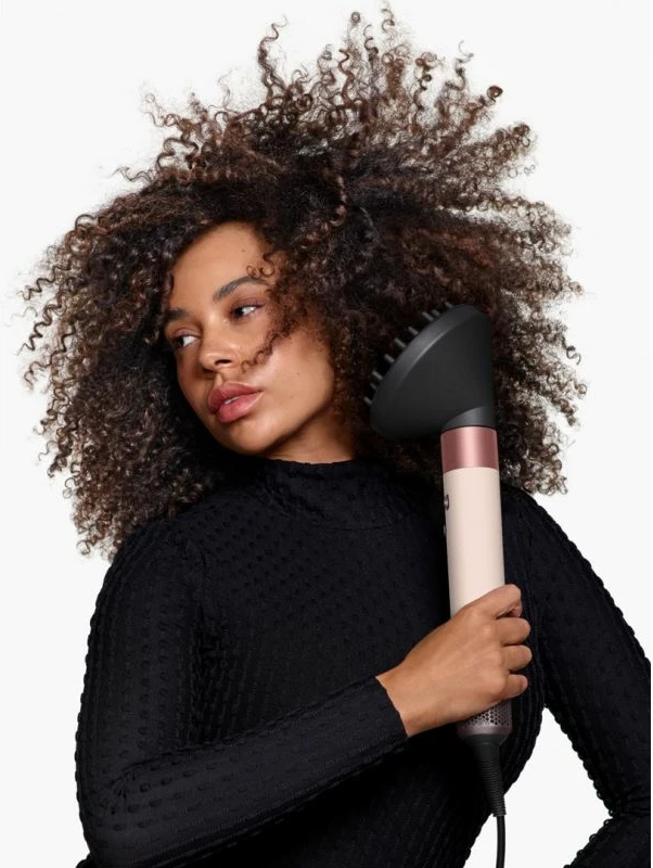 Multistyler flokësh DYSON Airwrap id Curly+Coily, rozë gold/pink, set me 6 pjesë