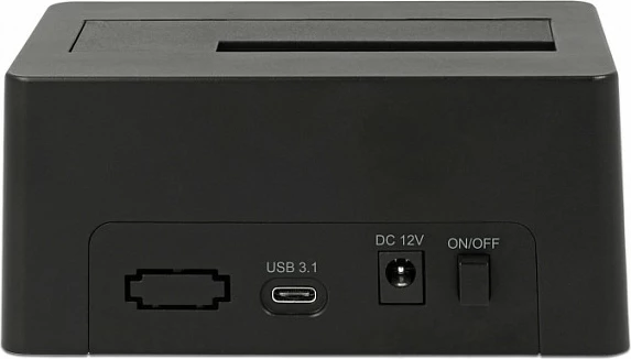 Docking station për HDD/SSD DeLOCK 63958, USB-C USB 3.2 Gen 2, SATA III, 2.5/3.5", e zezë