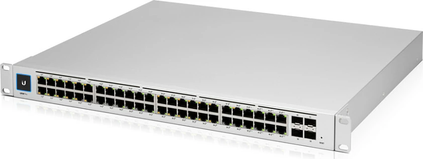 Switch Ubiquiti UniFi USW-PRO-48, Managed, L2/L3, Gigabit Ethernet (10/100/1000), Rack mounting, 1U, Argjendtë