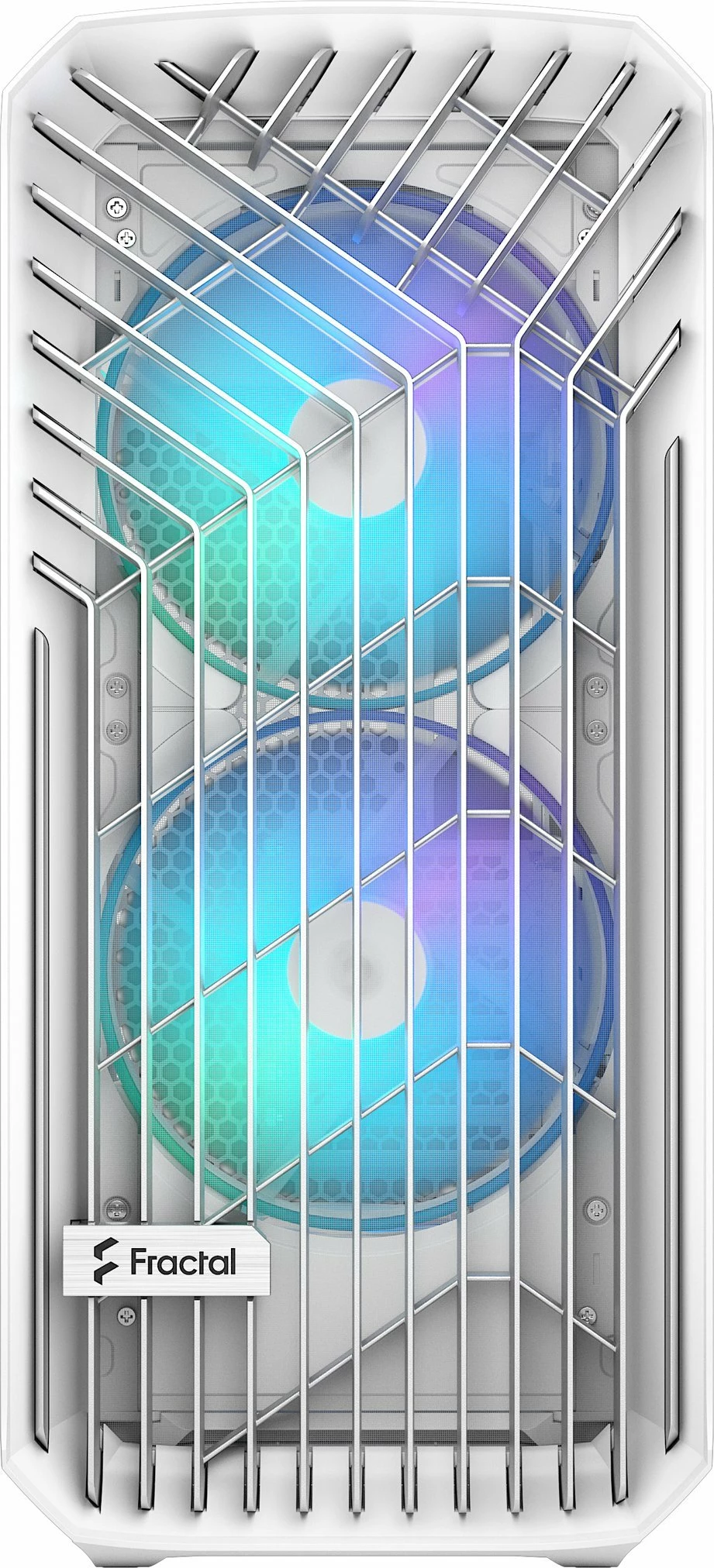 Kasë Fractal Design Torrent RGB TG Clear Tint (FD-C-TOR1A-07) Full Tower ATX/eATX, 5 ventilatorë, USB-C, e bardhë