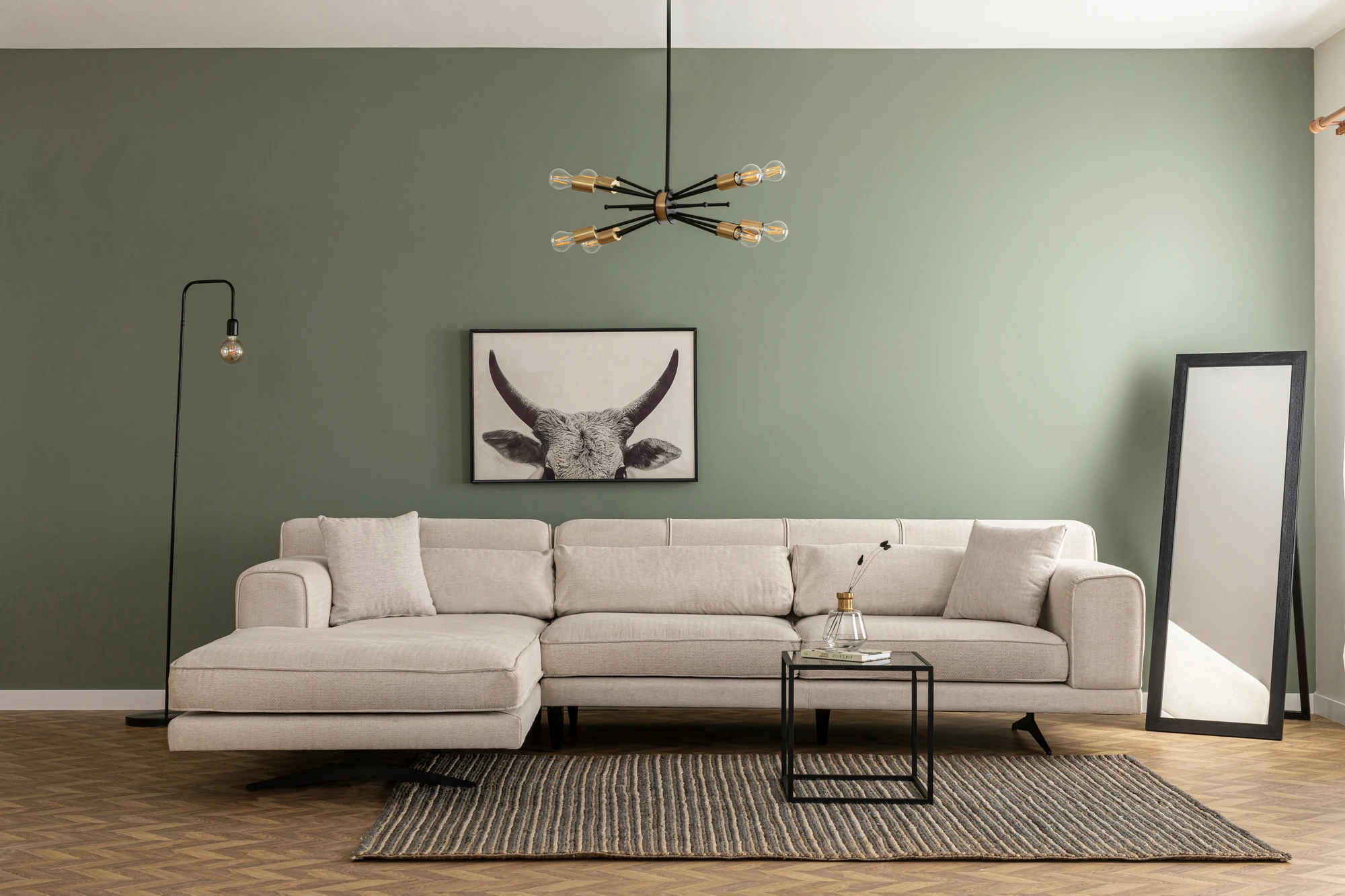 Këndare Jivago, kënd i majtë, bezhë, Atelier del Sofa