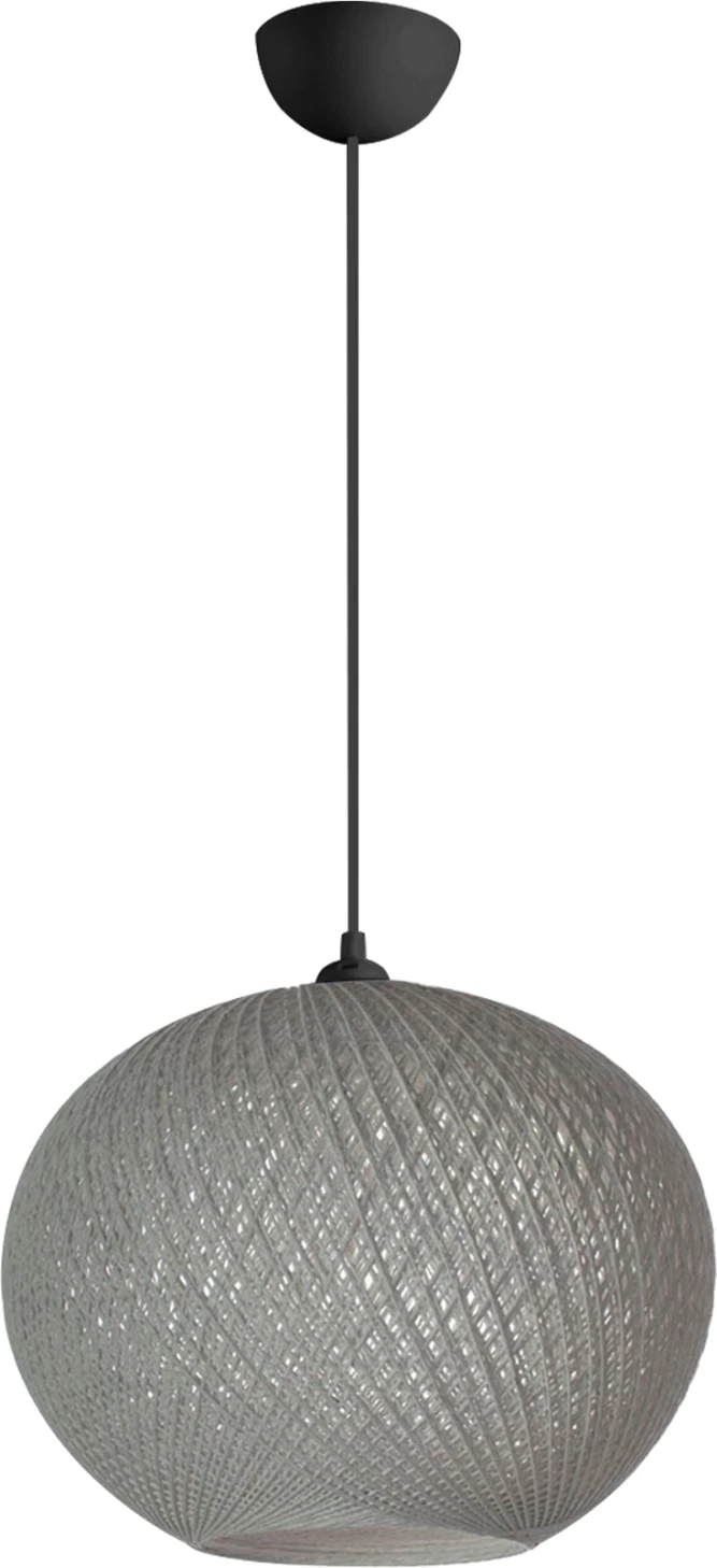 Llambë varëse tavani sferike, litar i thurur, gri, FH7626.01