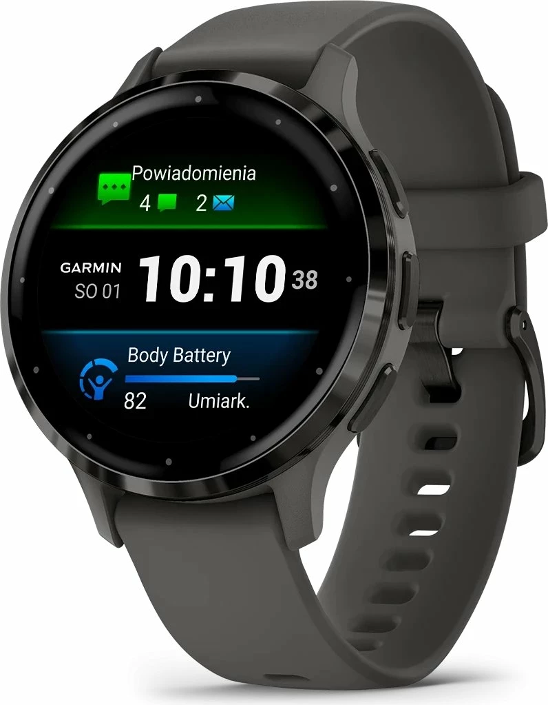 Smartwatch Garmin Venu 3S 41mm 1.2\" AMOLED GPS NFC Wi‑Fi, graphite