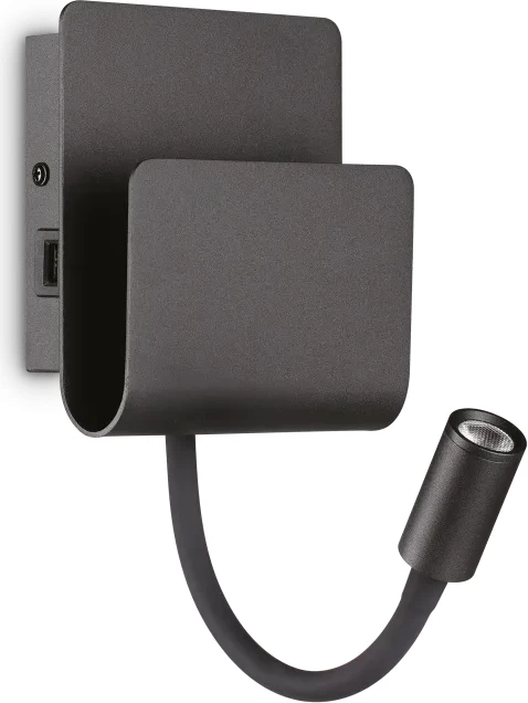 Llambë muri për interier Probe AP2, e zezë