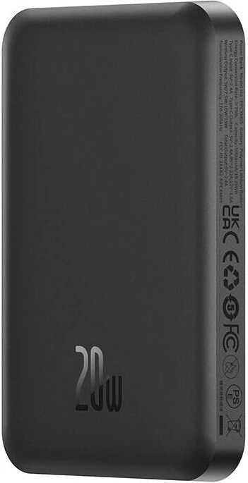 Powerbank Baseus Magnetic Mini 5000mAh, 20W, USB-C, e zezë