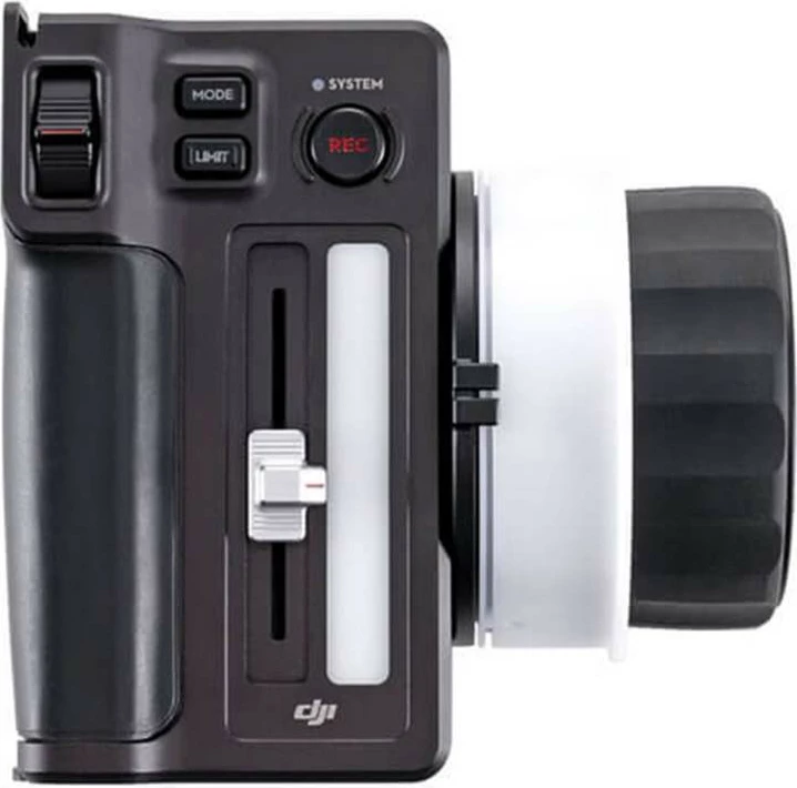 Kontrollues fokus DJI Three-Channel Follow Focus për Ronin 4D, me mbajtëse monitori dhe 3 unaza gome