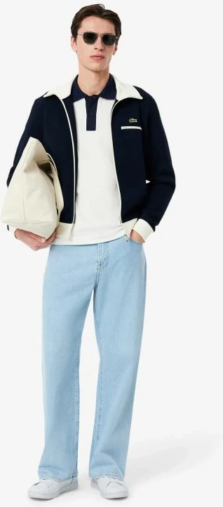Atlete Lacoste CARNABY SET 224 1 SMA, të bardha/kaltër