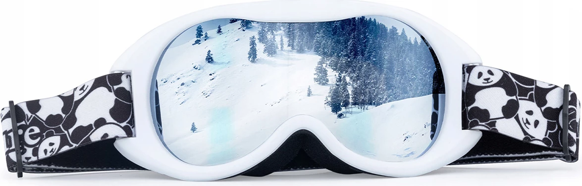 Syze ski Qunature Panda për fëmijë, e bardhë/e zezë