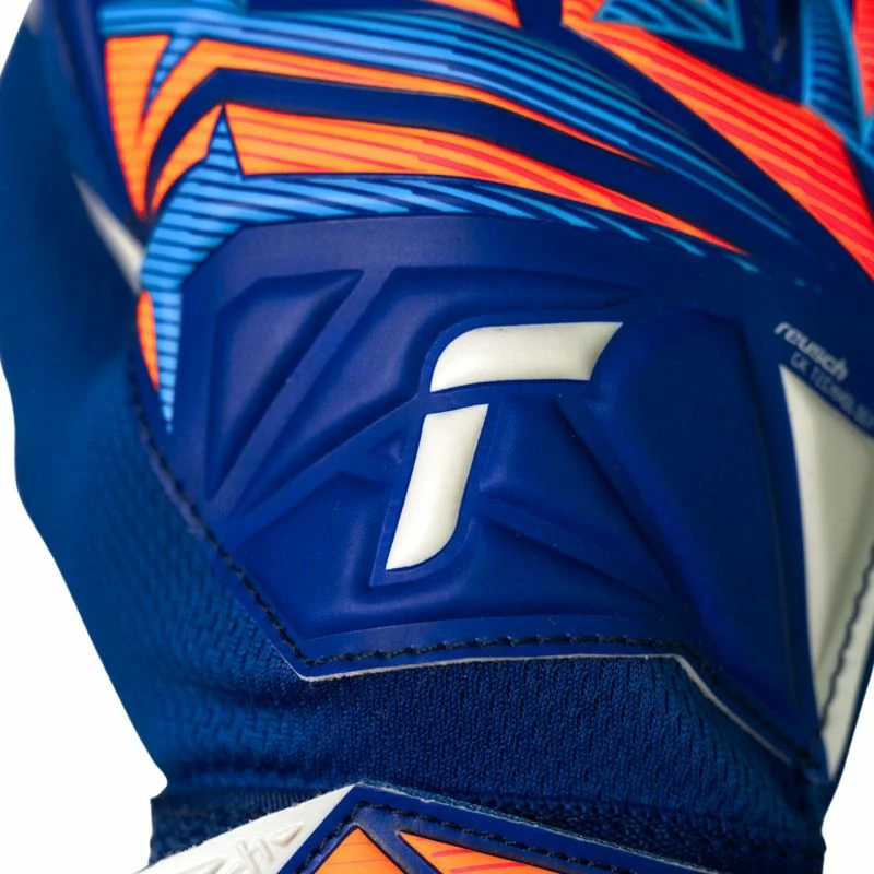 Dorëza portieri për fëmijë Starter Reusch Attrakt Starter Solid Junior, blu [Madhësia: 5.5]