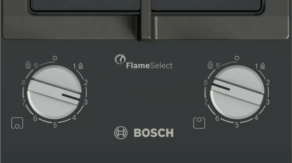 Sobë gazi Bosch PRB3A6I40, 2 zona, e zezë