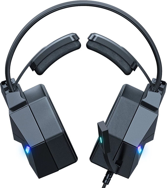 Kufje gaming ONIKUMA X20, driver 50 mm, mikrofon HD, RGB, të zeza