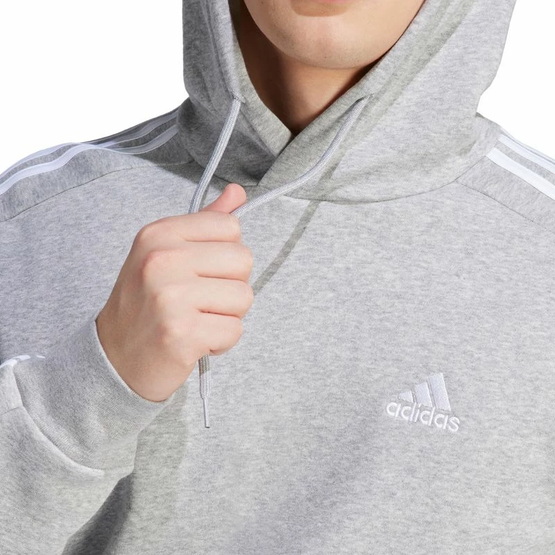 Duks me kapuç për meshkuj adidas, gri [Madhësia: XXL]