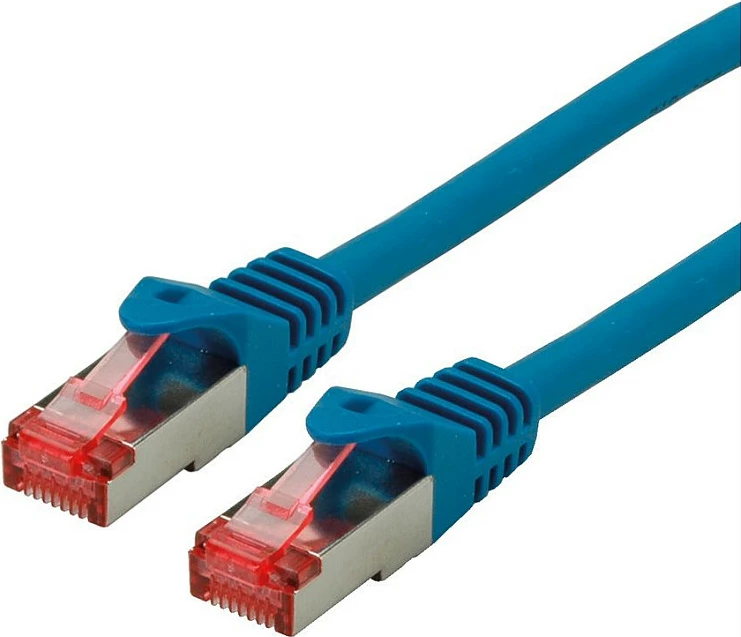 Kabllo rrjeti ROLINE 21.15.2641, Cat6, 1 m, S/FTP, RJ-45, kaltër