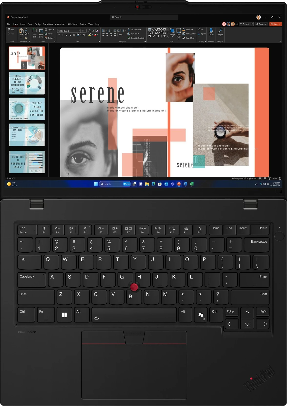 Laptop Lenovo ThinkPad L14, 14", AMD Ryzen 5 PRO, 16GB RAM, 512GB SSD, AMD Radeon 660M, i zi  (DE keyboard)