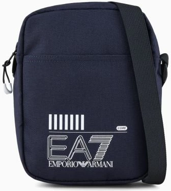 Çantë krahu për meshkuj Emporio Armani EA7, e zezë