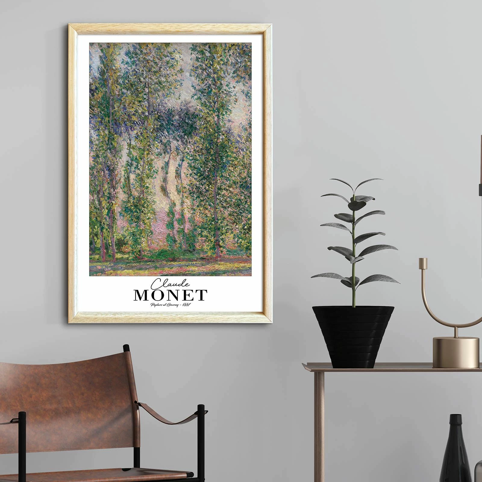 Pikturë dekorative me kornizë, Wallity, 4262AHSMONET-023