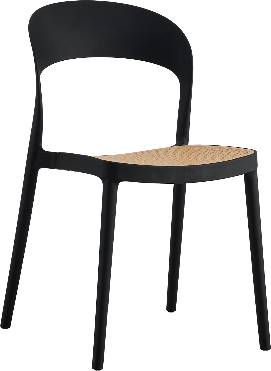 Karrige polipropileni CLEO FH5936.02, e zezë-bezhë, 41x53x81H cm
