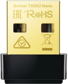 Adapter Wi‑Fi USB, TP-Link Archer T600U Nano, dual-band 2.4/5 GHz 200/433 Mb/s, i zi