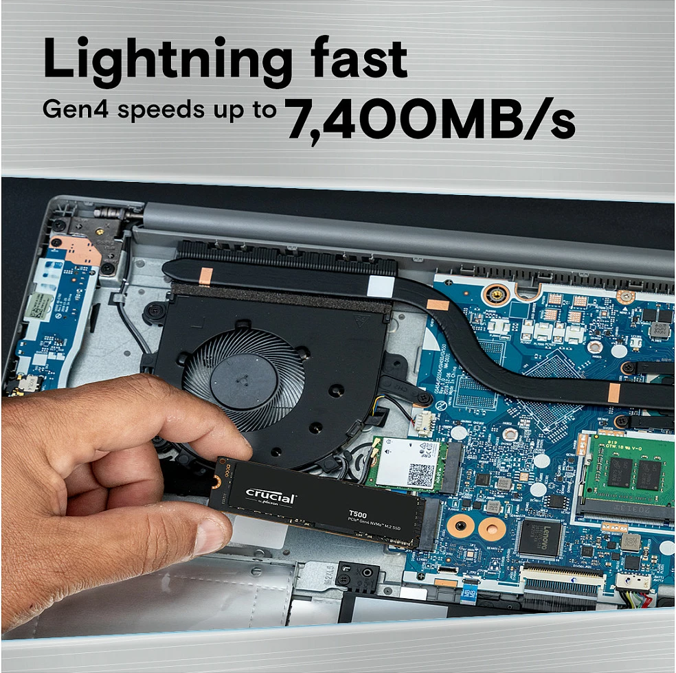 SSD Crucial T500, 2 TB, M.2