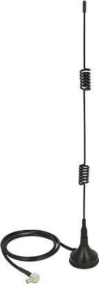 Antena LTE DeLOCK 12480, 3 dBi, TS-9, 0.698-2.7 GHz, e zezë